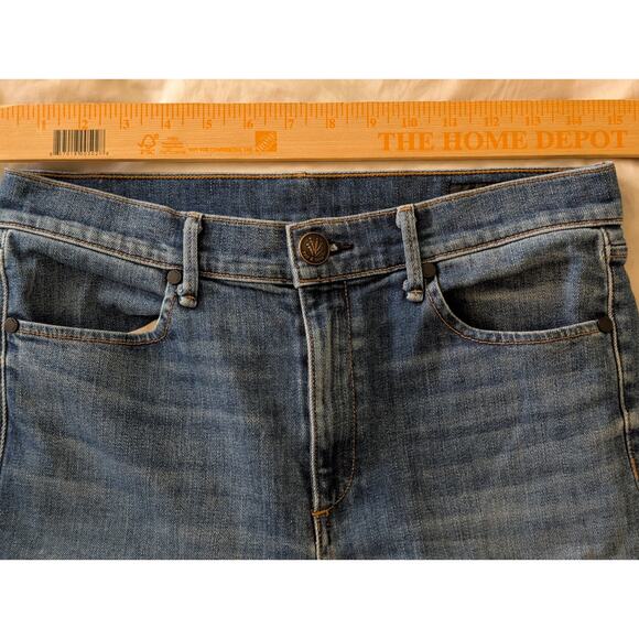Rag & Bone Size 29 High-Rise Slim Straight Ankle Jeans Made in USA - Picture 7 of 9